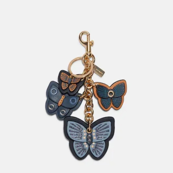 Butterfly Cluster Bag Charm - Picture 1 of 1